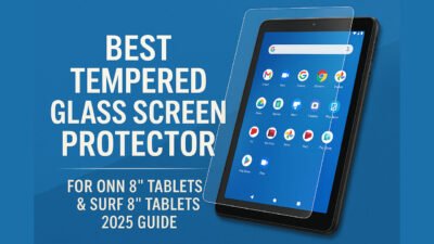 Best Tempered Glass Screen Protector for Onn 8 Tablets & Surf 8 Tablets – Guide 2025