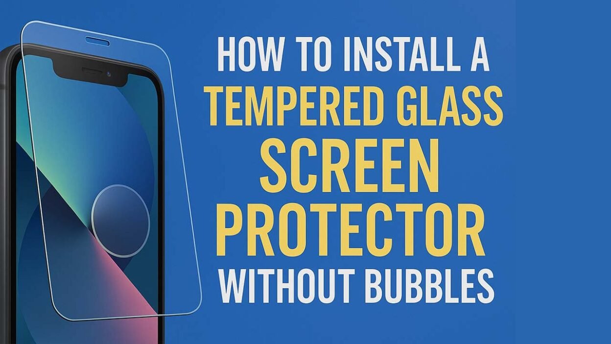 How to Install a Tempered Glass Screen Protector Without Bubbles in 2025