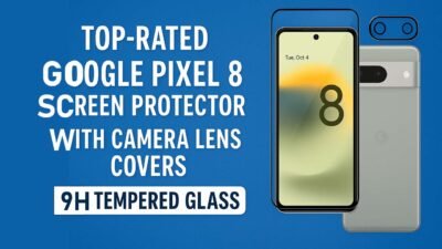 Top-Rated Google Pixel 8 Screen Protector with Camera Lens Covers – 9H Tempered Glass in 2025