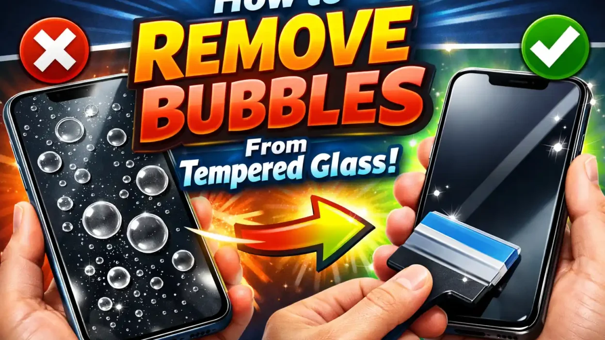 How to Remove Bubbles From Tempered Glass