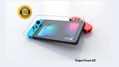 Top Screen Protector for Nintendo Switch OLED (2021) SuperGuardZ Tempered Glass Review 3