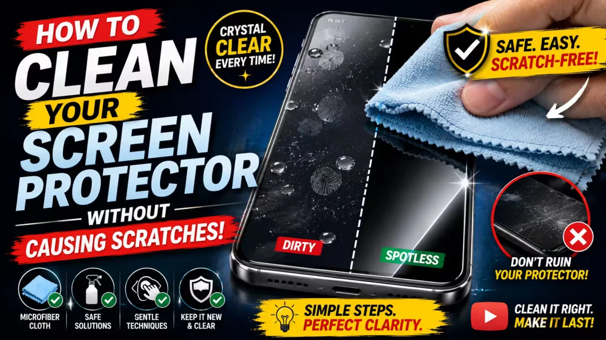 How to Clean Your Screen Protector Without Causing Scratches