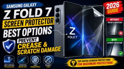 Samsung Galaxy Z Fold 7 Screen Protector Best Options to Prevent Crease & Scratch Damage (2026 Guide)